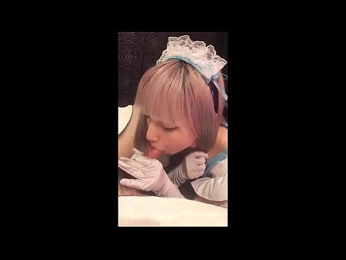 ❤️ Japanese Idol [mayuka], ຊຸດແມ່ບ້ານຊາວຝຣັ່ງ, ຕອນທີ 1, ເປົ່າລົມ ແລະ ຢອດໂລຊັນ ❤️ ຮູບໂປ້ fb ຢູ່ພວກເຮົາ ❌❤